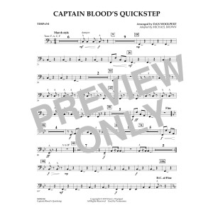 Captain Blood's Quickstep - Timpani
